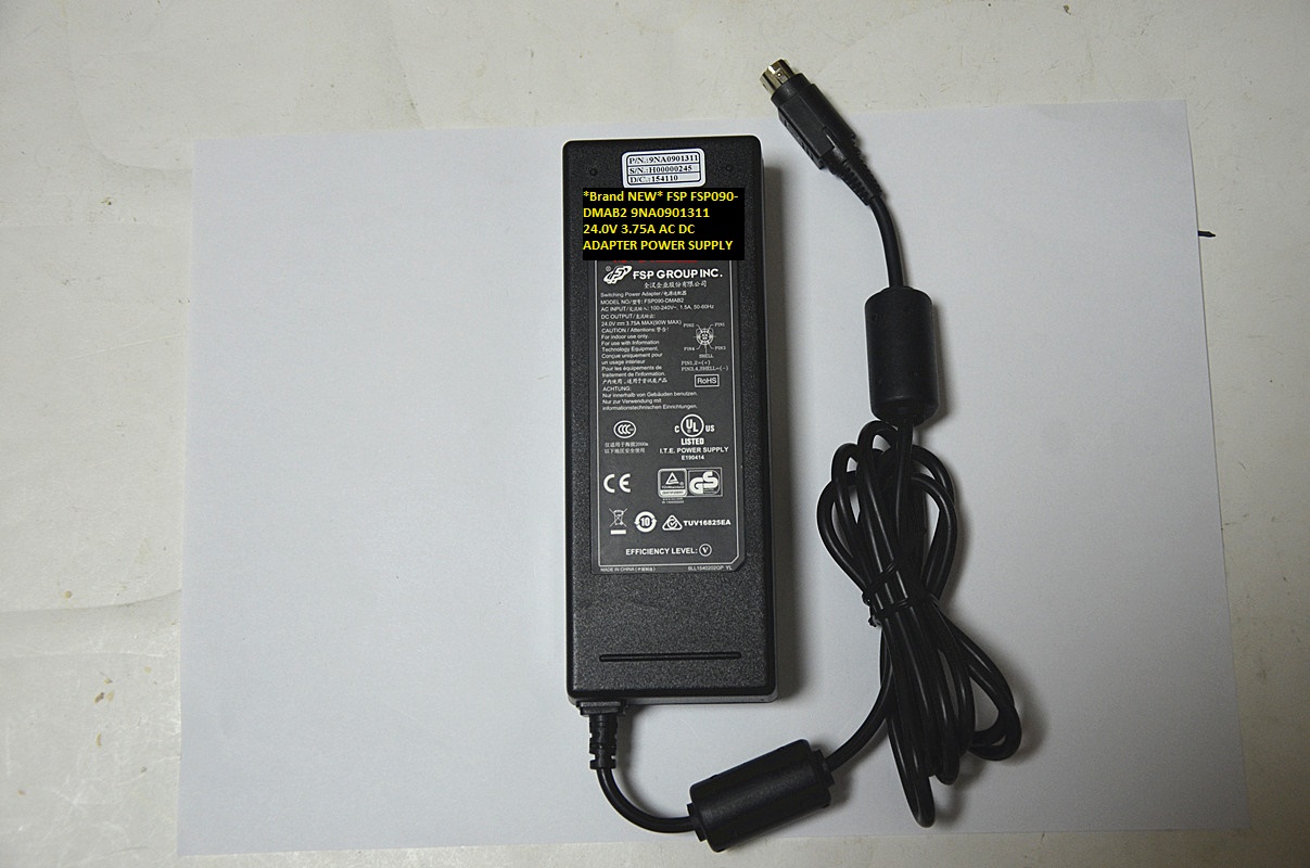 *Brand NEW* FSP 9NA0901311 FSP090-DMAB2 24.0V 3.75A AC DC ADAPTER POWER SUPPLY